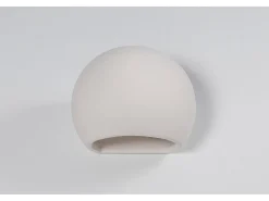 Sollux Lighting Sollux - 1 luz de pared de cerámica a ras de suelo blanca, E27 Blanco Best