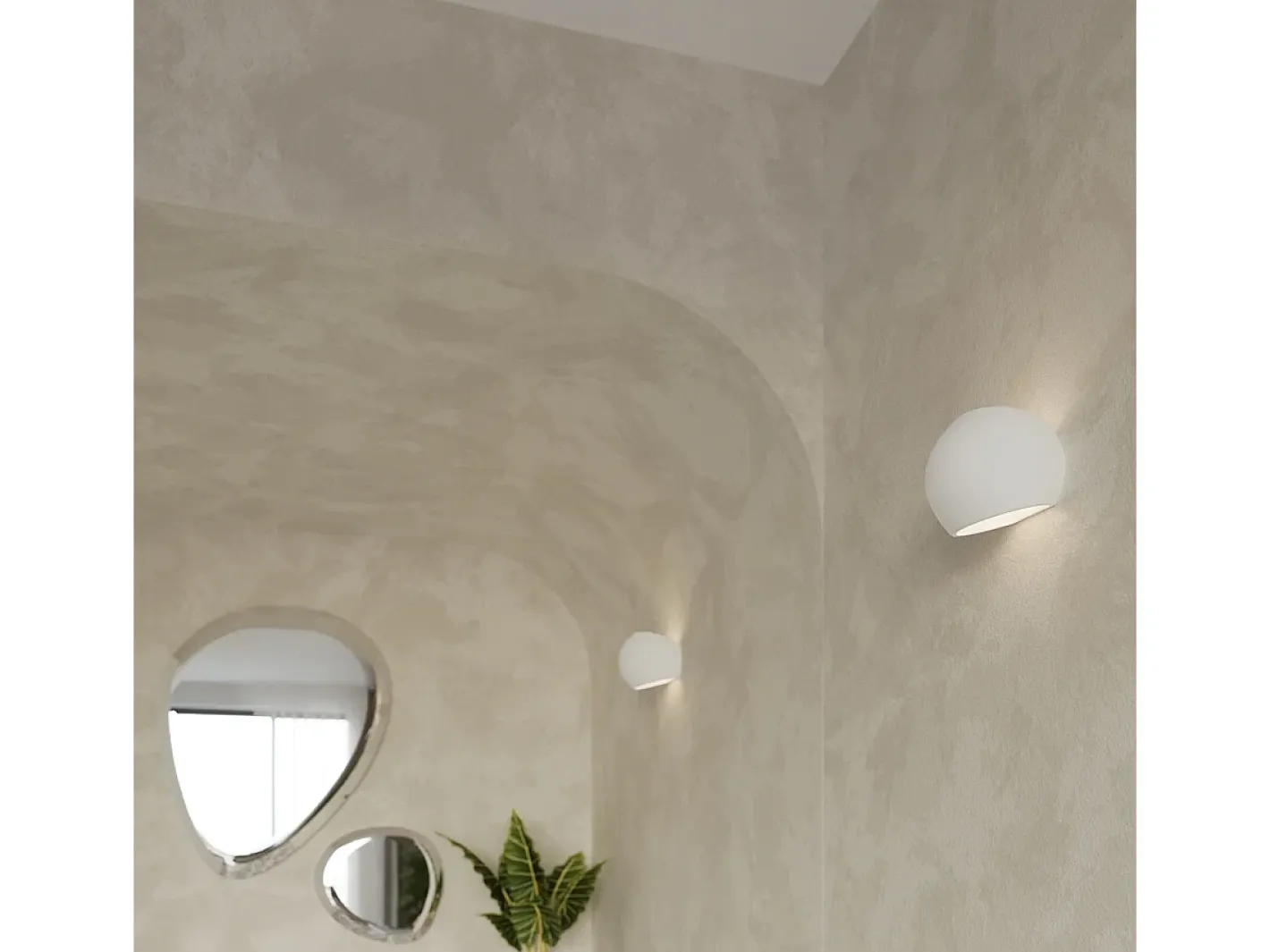 Sollux Lighting Sollux - 1 luz de pared de cerámica a ras de suelo blanca, E27 Blanco Best