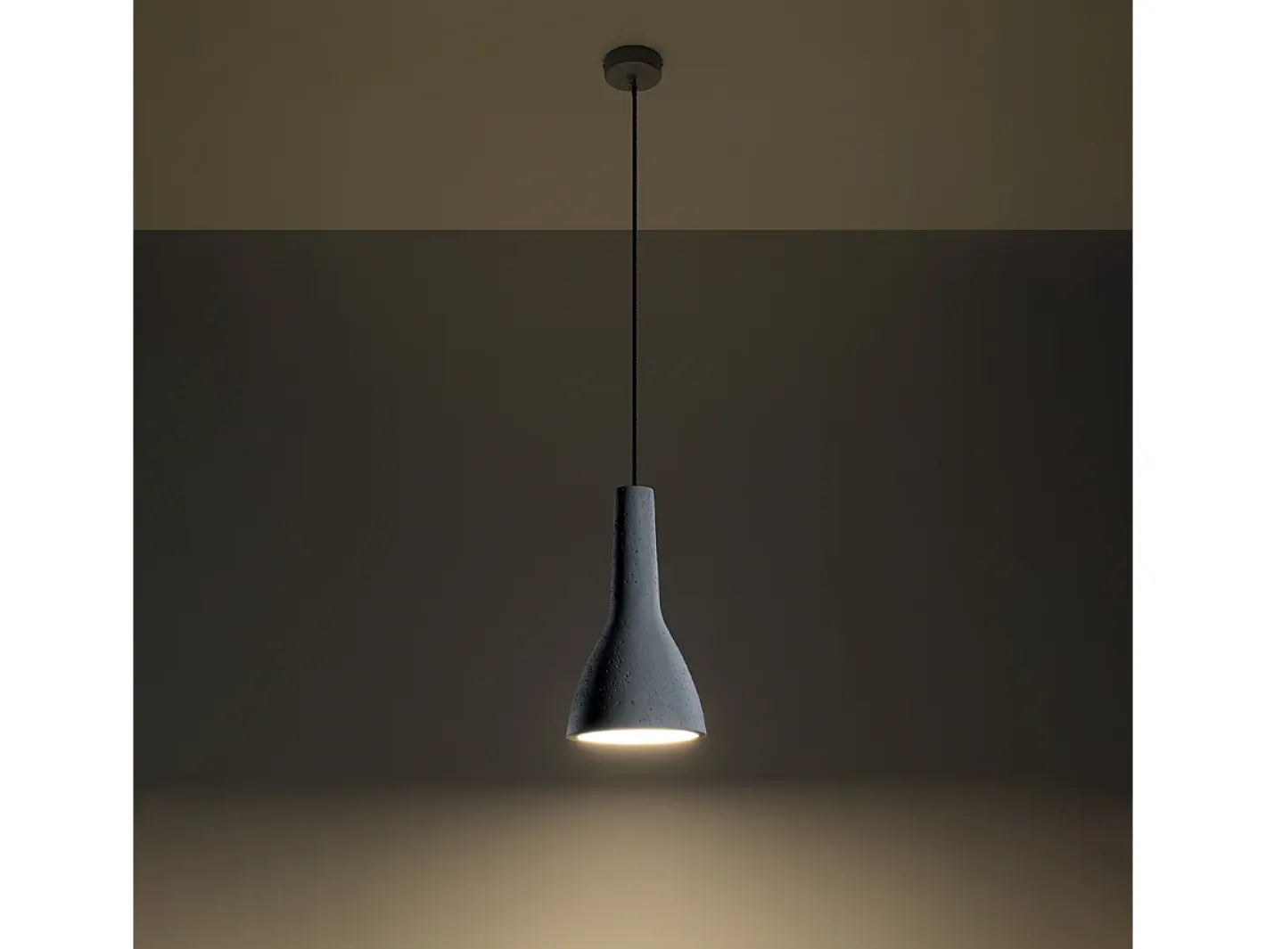 Clearance Sollux Lighting Sollux - Lámpara colgante de techo tipo domo con 1 luz blanca, E27 Gris