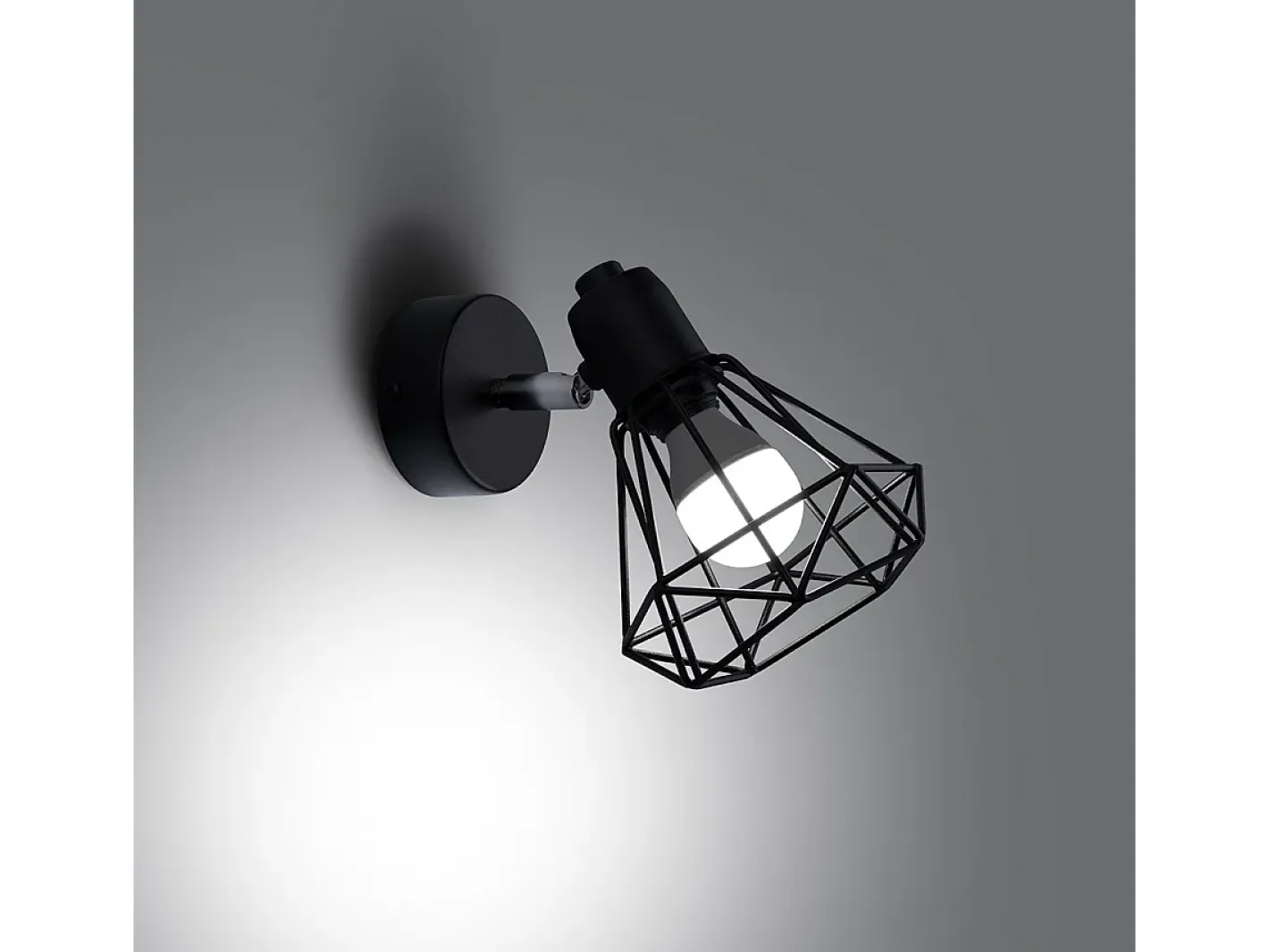 Sollux Lighting Aplique Para Pared-Sollux Artemis Foco individual Negro