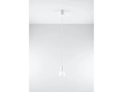 Sollux Lighting Lámpara Suspendida-Sollux DIEGO - 1 luz colgante de techo Blanco