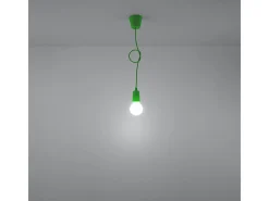 Sollux Lighting Sollux DIEGO - 1 luz colgante de techo Verde Clearance