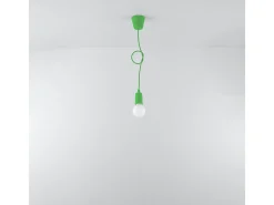 Sollux Lighting Sollux DIEGO - 1 luz colgante de techo Verde Clearance