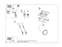 Sollux Lighting Sollux DIREZIONE - 1 foco de luz , GU10 Blanco Sale