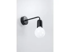 Sollux Lighting Sollux DUOMO - 1 aplique de luz , E27 Negro Clearance