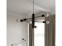 Sollux Lighting Sollux DUOMO - 1 aplique de luz , E27 Negro Clearance