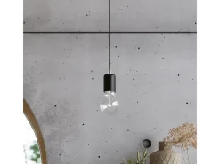 Sollux Lighting Sollux EDISON - Lámpara colgante de 7 luces en racimo , E27 Negro Clearance