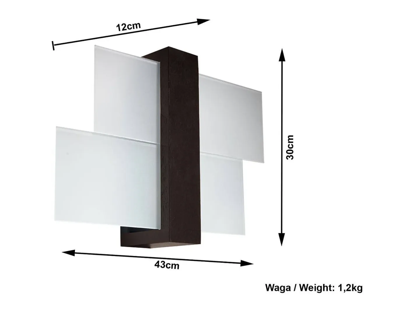 Sollux Lighting Aplique Para Pared-Sollux FENIKS - 1 luz de pared a ras de suelo Negro, E27 Marru00f3n