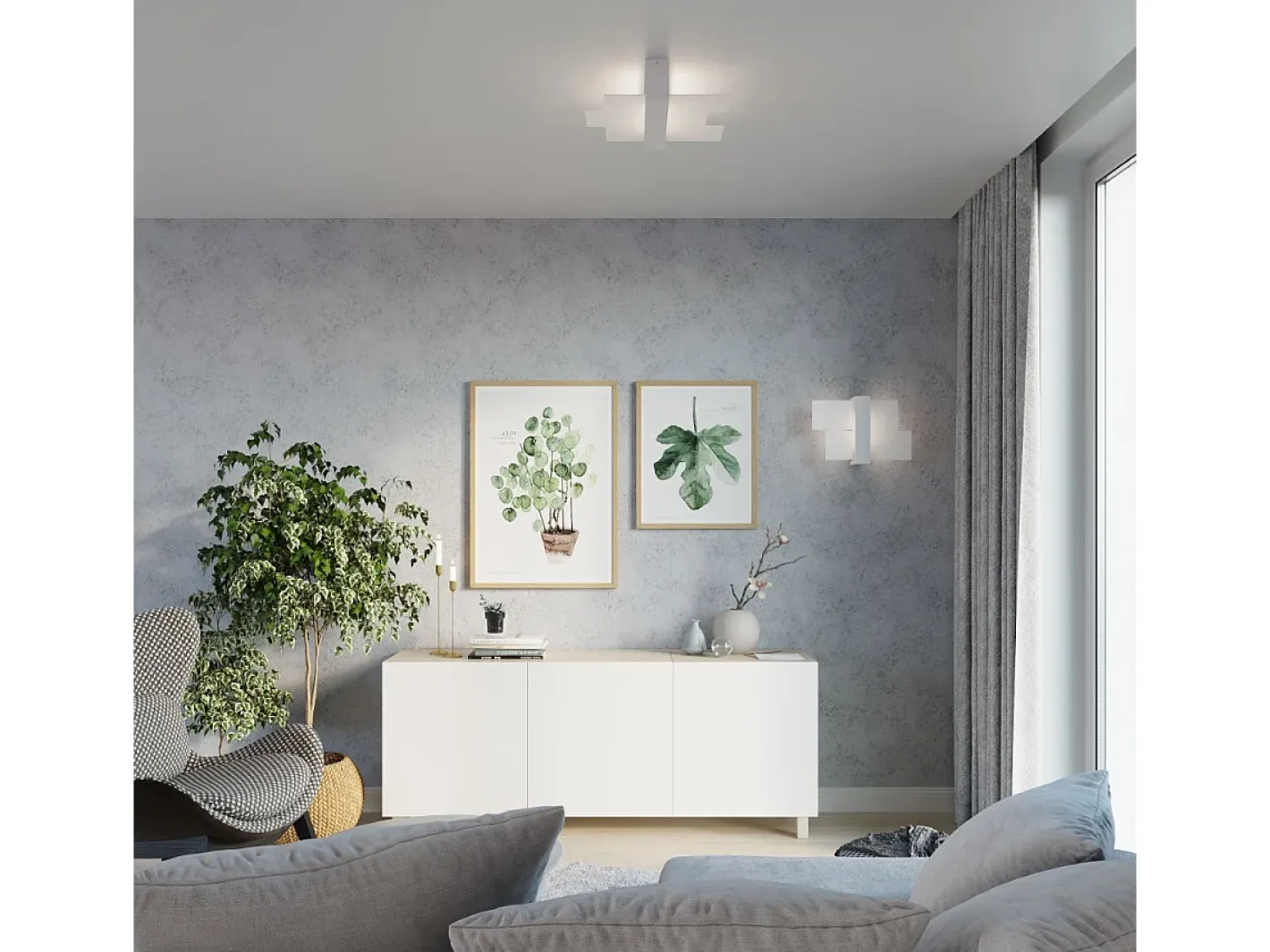 Sollux Lighting Sollux FENIKS - Lámpara de techo empotrada de 2 luces Blanca, E27 Blanco Discount