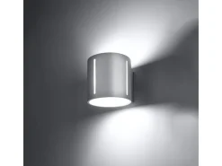Sollux Lighting Sollux INEZ - 1 luz de pared a ras de suelo Blanca, G9 Blanco Hot