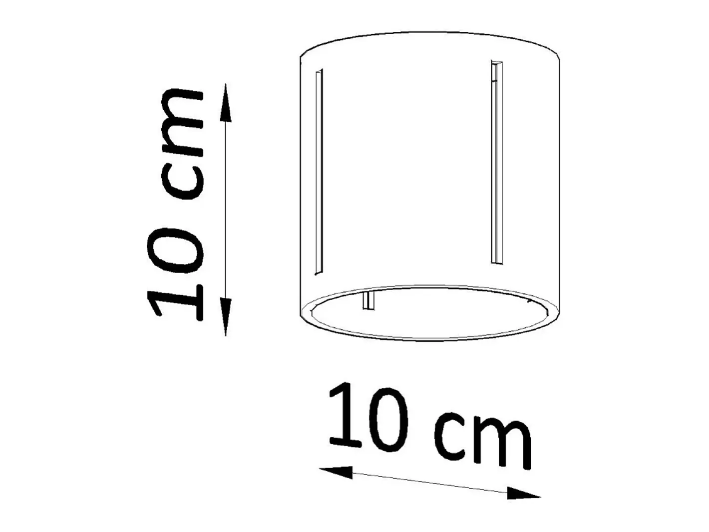 Sollux Lighting Plafón-Sollux INEZ - 1 luz de techo al ras de color claro, G9 Gris