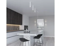 Sollux Lighting Plafón-Sollux LAGOS - 1 Downlight de superficie de luz blanca, GU10 Blanco