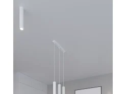 Sollux Lighting Sollux LAGOS - Lámpara colgante de barra fija con 3 luces, blanca, GU10 Blanco New