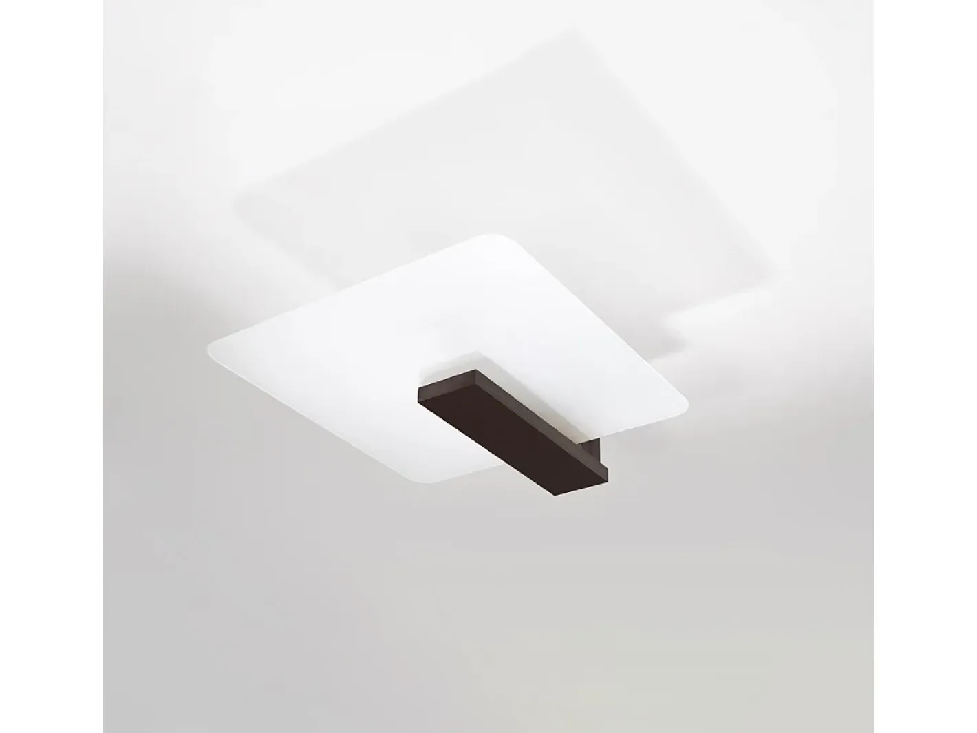 Sollux Lighting Sollux Lappo Plafón de techo Wengué Marru00f3n Clearance