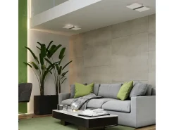 Sollux Lighting Azalia Plafón Decorativo Empotrado, , Cromo, 2x G9 Blanco Outlet