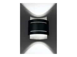 Sollux Lighting Aplique Para Pared-Hestia Lámpara de Pared Up & Down, , 21cm Negro