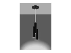 Sollux Lighting Lagos Plafón Colgante Cluster, , 3x GU10 Negro Sale