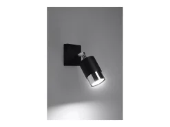 Sollux Lighting Nero Foco individual, negro/cromado, 1x GU10 Gris Sale