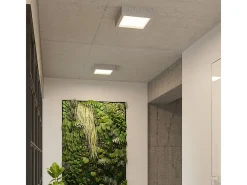 Clearance Sollux Lighting Riza Plafón de Empotrar Cemento, 33cm Gris