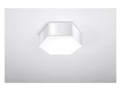 New Sollux Lighting Sunde Plafón Decorativo Empotrado, , 11,5cm Blanco