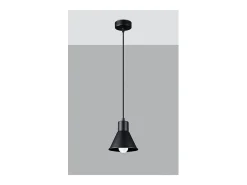 Sollux Lighting Taleja Lámpara de Techo Colgante Dome, , 1x E27 Negro Sale