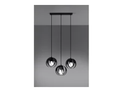 Sollux Lighting Tulos Lámpara de Techo Colgante Bar, , 3x E27 Negro New