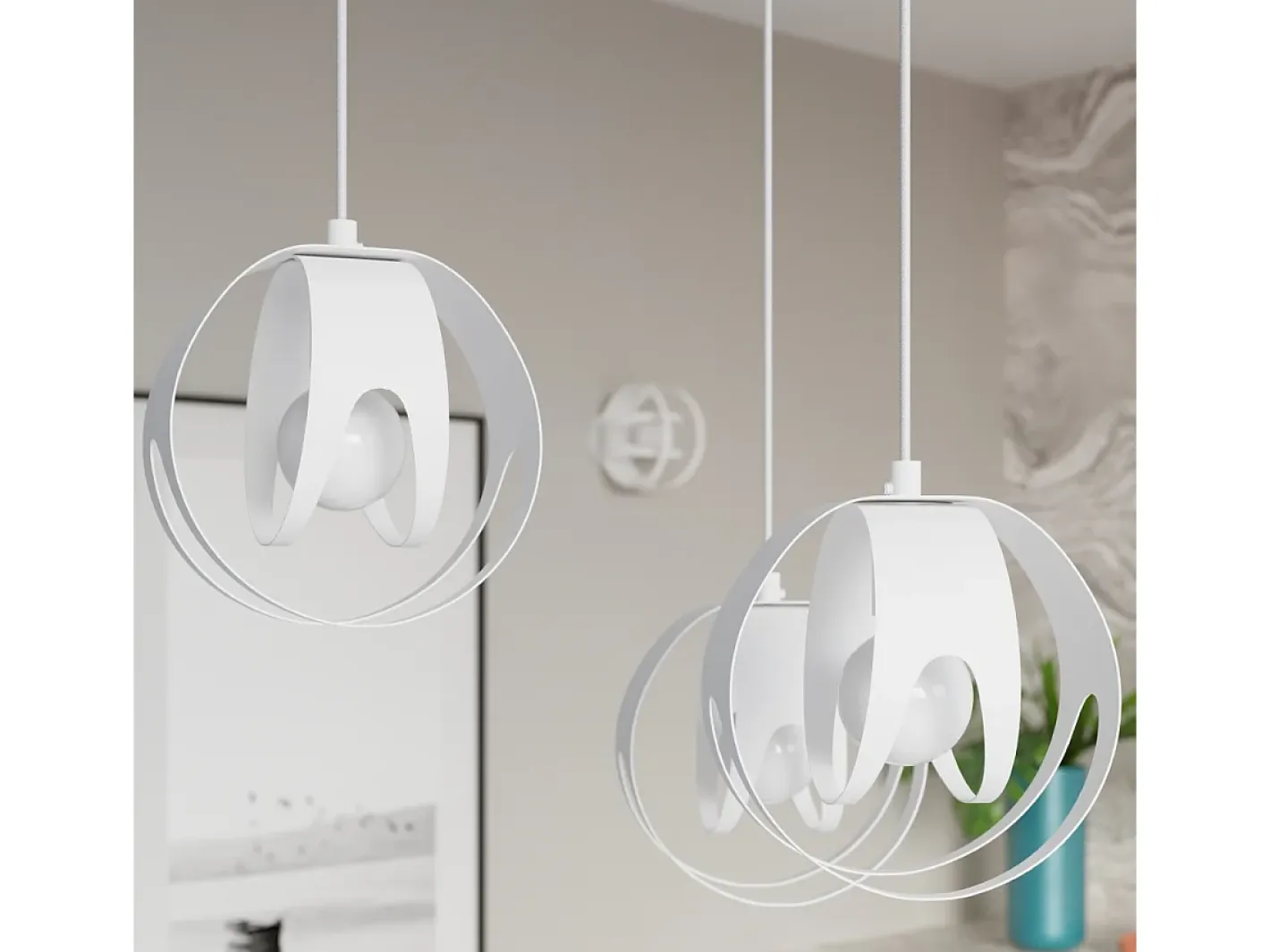 Sollux Lighting Tulos Plafón Colgante Cluster, , 3x E27 Blanco Sale