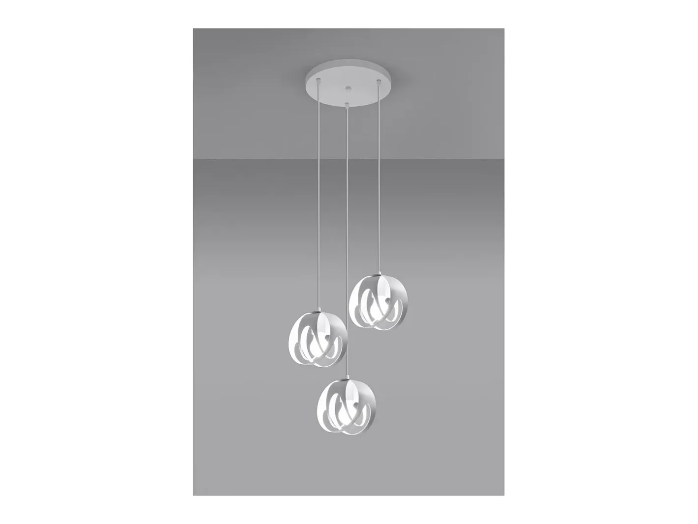 Sollux Lighting Tulos Plafón Colgante Cluster, , 3x E27 Blanco Sale