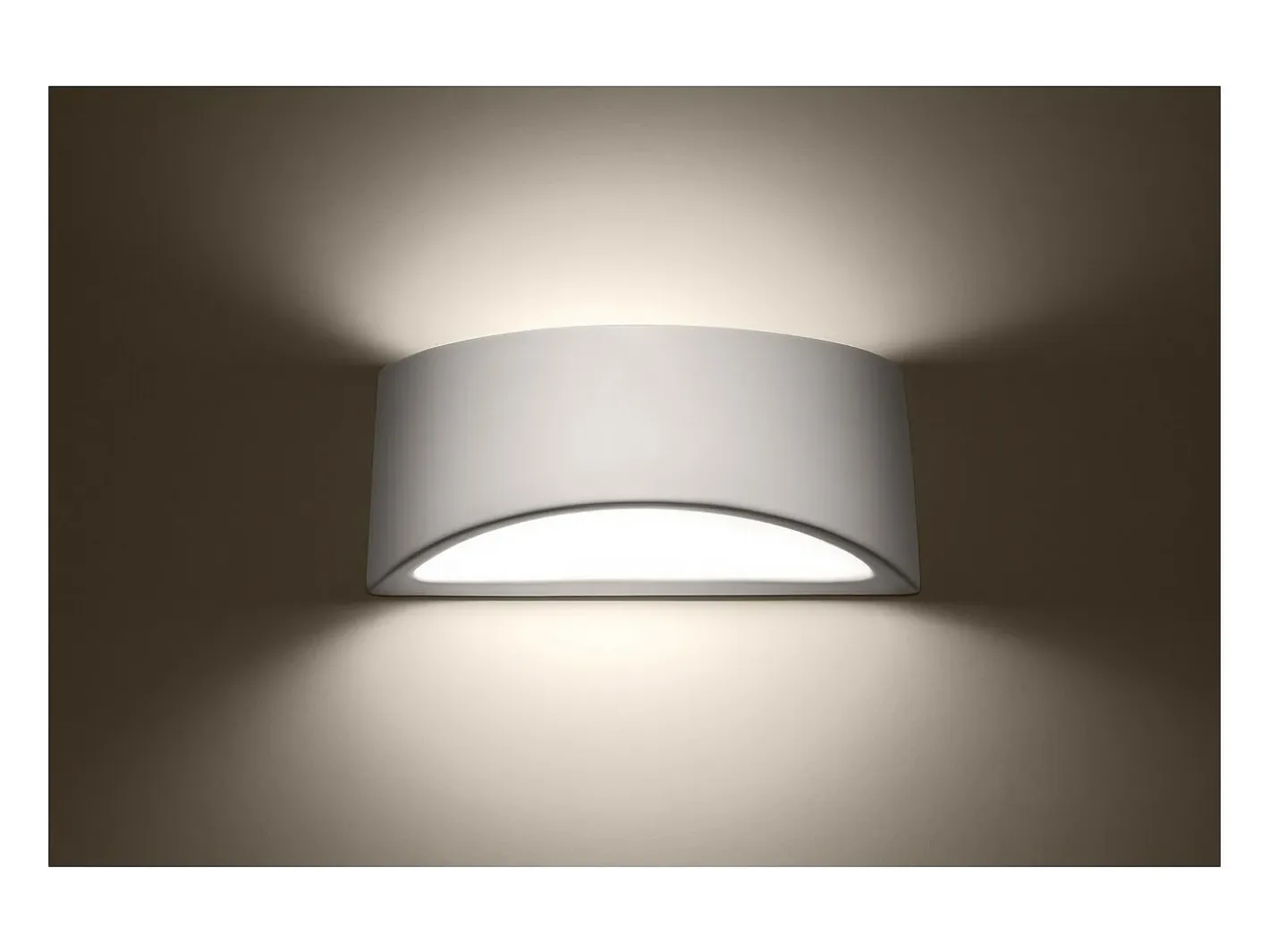 Sollux Lighting Vixen Lámpara de pared Up & Down, blanca, 31,5 cm Blanco Best