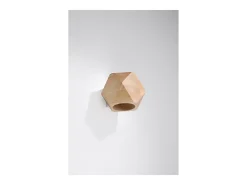 Sollux Lighting Woody Aplique Up & Down, Madera Natural, 1x G9 Marru00f3n Sale