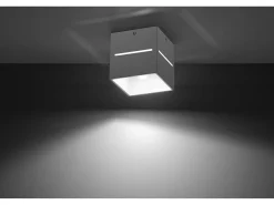 Best Sollux Lighting Sollux LOBO - 1 luz de techo blanca, G9 Blanco