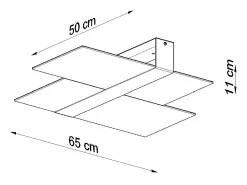 Sollux Lighting Sollux MASSIMO - Lámpara de empotrar decorativa de 2 luces , Cromado, E27 Blanco Sale
