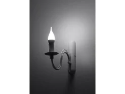 Sollux Lighting Sollux MINERWA - 1 luz de pared Vela Vela Blanca, E14 Blanco