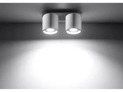Sollux Lighting Plafón-Sollux ORBIS - 2 Downlight de superficie blanca, GU10 Blanco