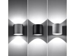 Sollux Lighting Sollux ORBIS - 1 lámpara de pared Light Up Down Blanca, G9 Blanco Discount