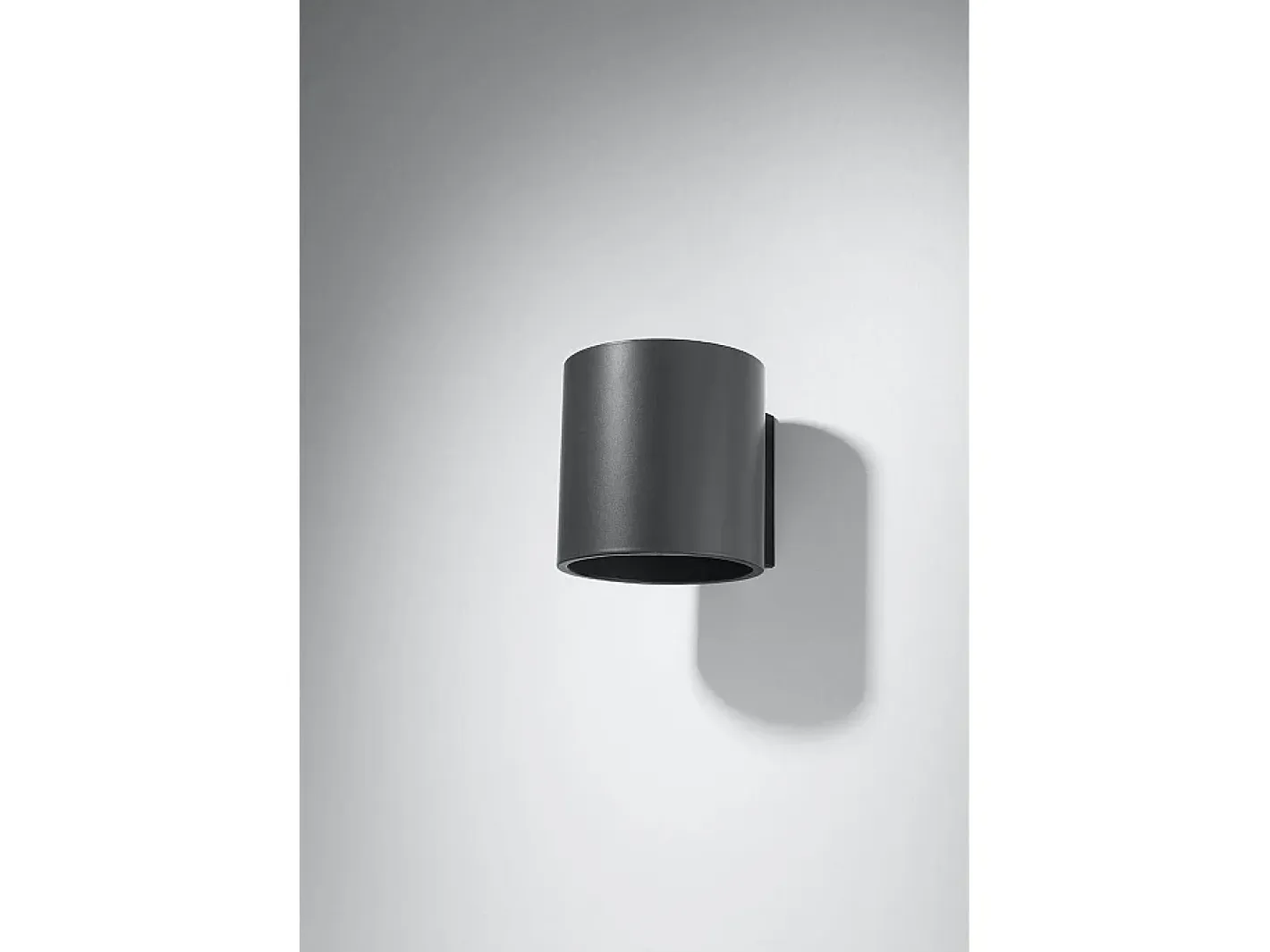 Sollux Lighting Sollux ORBIS - 1 lámpara de pared empotrada Light Up Down Antracita Negro New