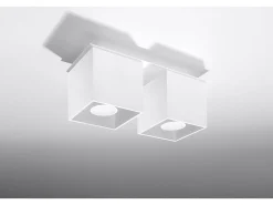 Sollux Lighting Sollux QUAD - 2 Downlight de superficie blanca, GU10 Blanco Sale