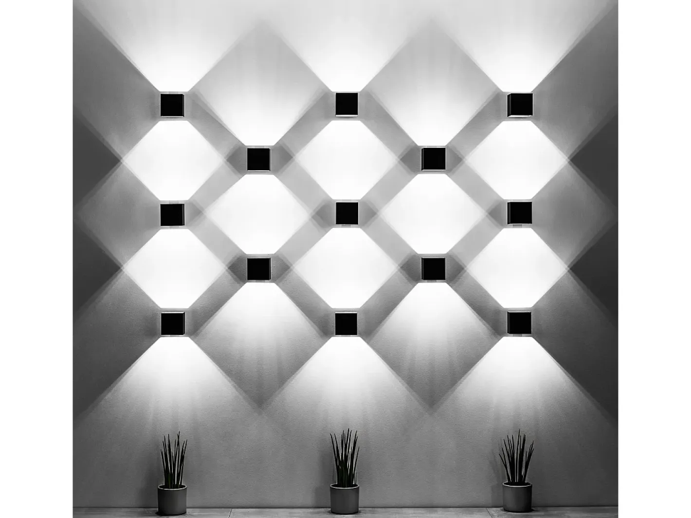 Sollux Lighting Aplique Para Pared-Sollux QUAD - 1 Light Up Down Wall claro, G9 Gris
