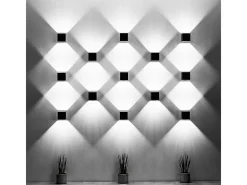 Sollux Lighting Sollux QUAD - 1 lámpara de pared Light Up Down Blanca, G9 Blanco New