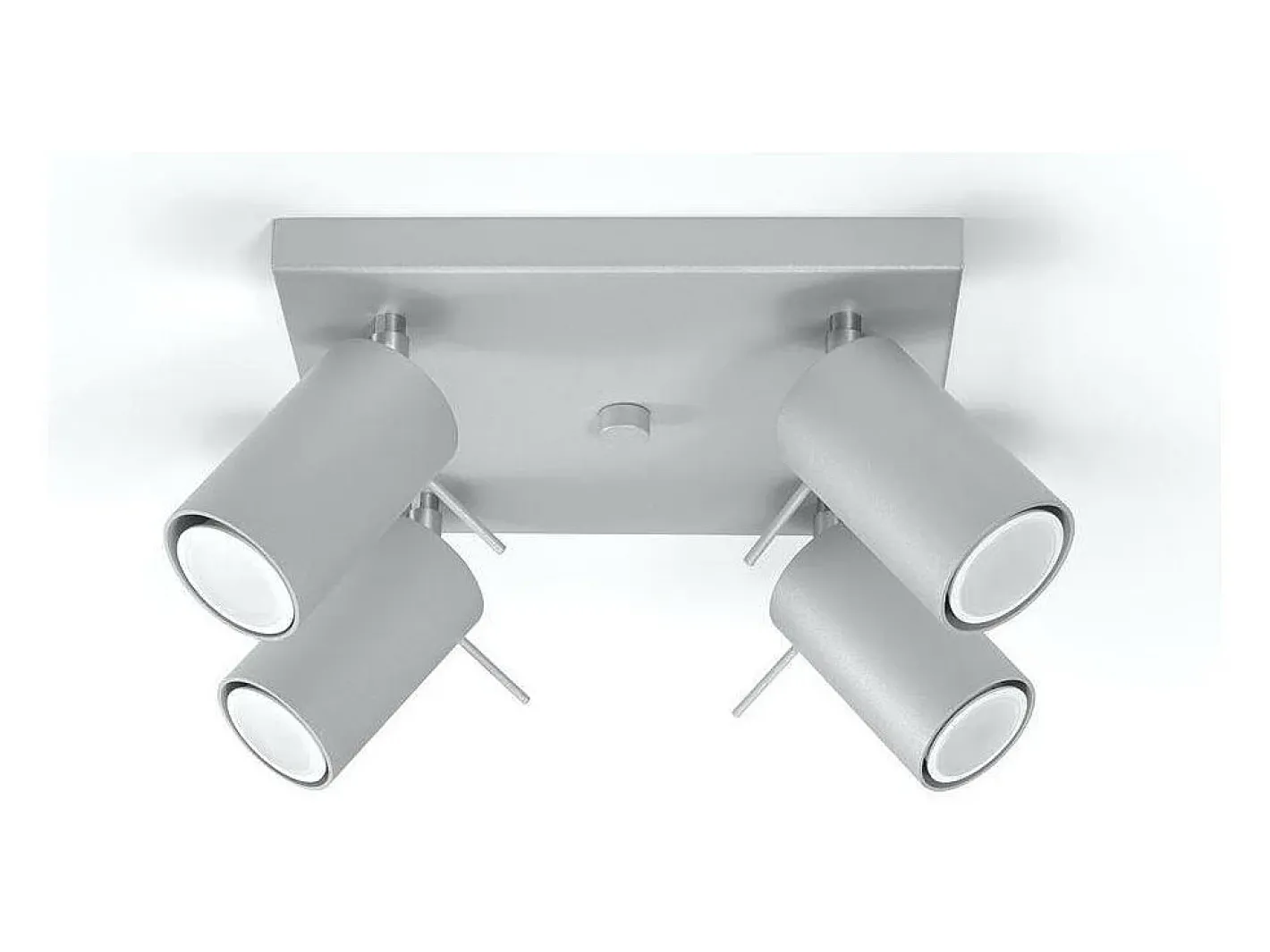 Sollux Lighting Sollux RING - Cluster de 4 focos de luz , GU10 Gris