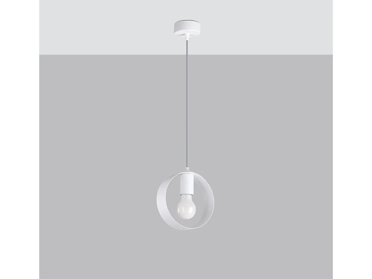 Best Sollux Lighting Sollux Titran Plafón colgante Slim Blanco