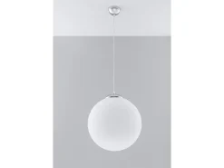 Sollux Lighting Sollux UGO - 1 Light Globe colgante , cromo, E27 Blanco New