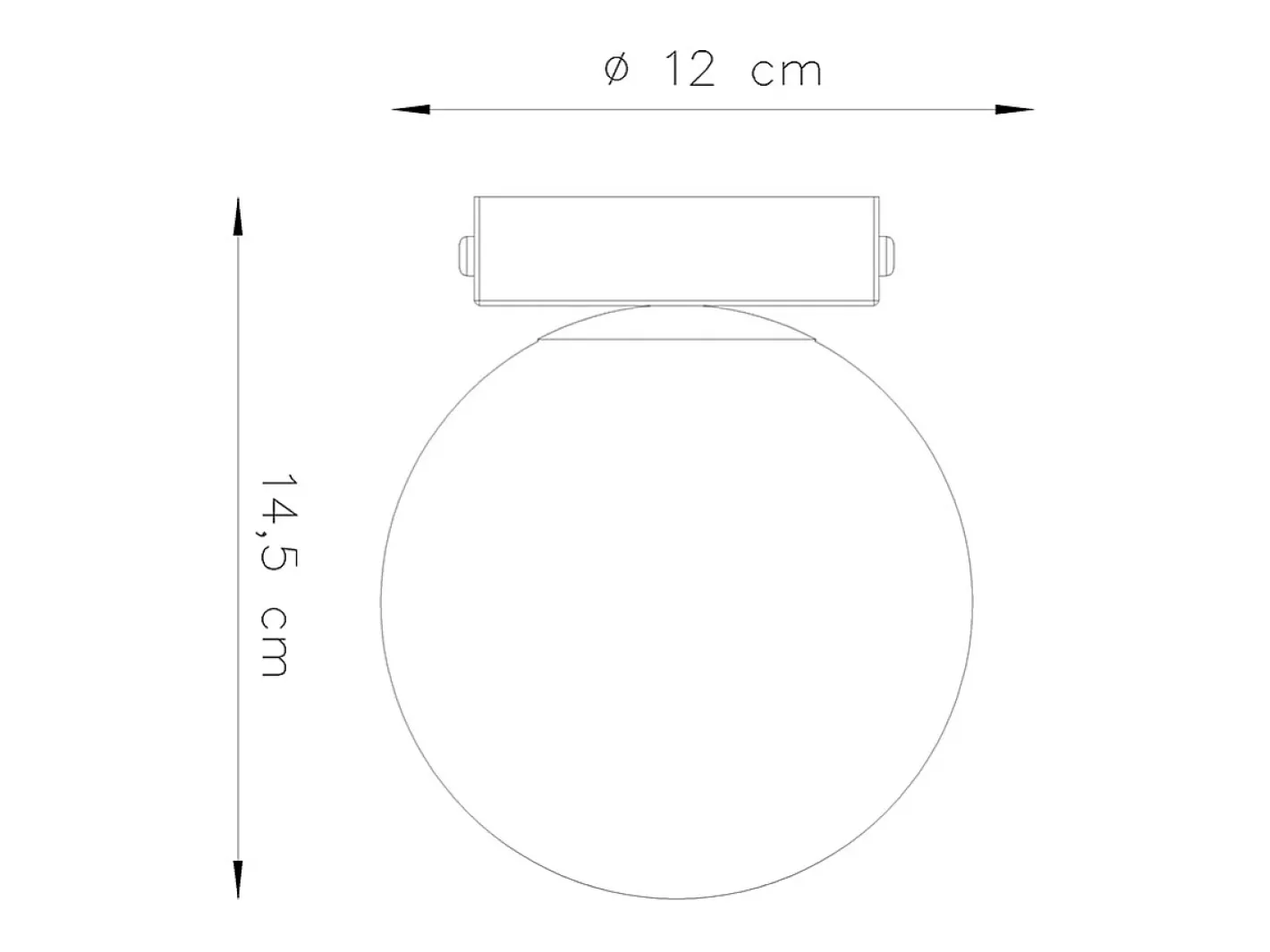 Sollux Lighting Plafón-Sollux Yoli Plafón Globe Blanco