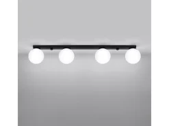 Sollux Lighting Sollux Yoli Plafón Globe Negro