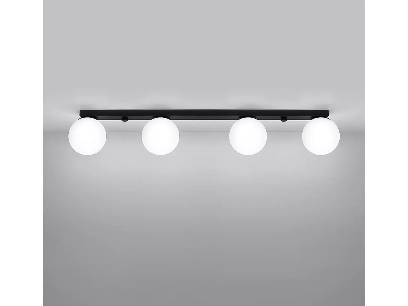 Sollux Lighting Sollux Yoli Plafón Globe Negro
