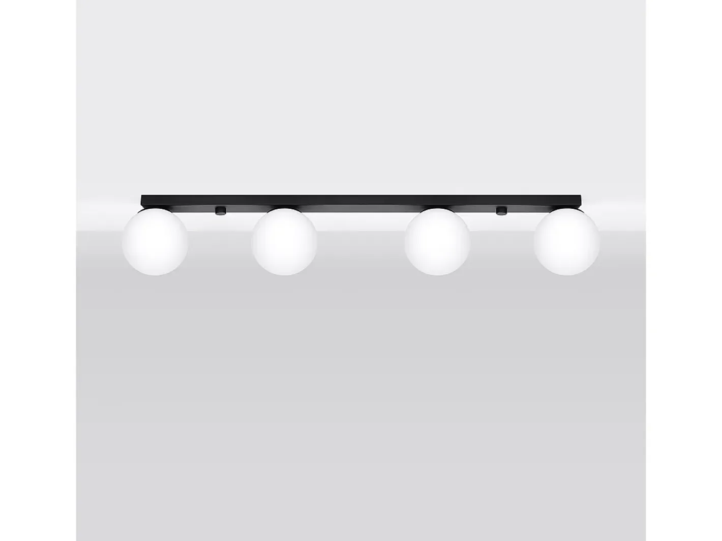 Sollux Lighting Sollux Yoli Plafón Globe Negro