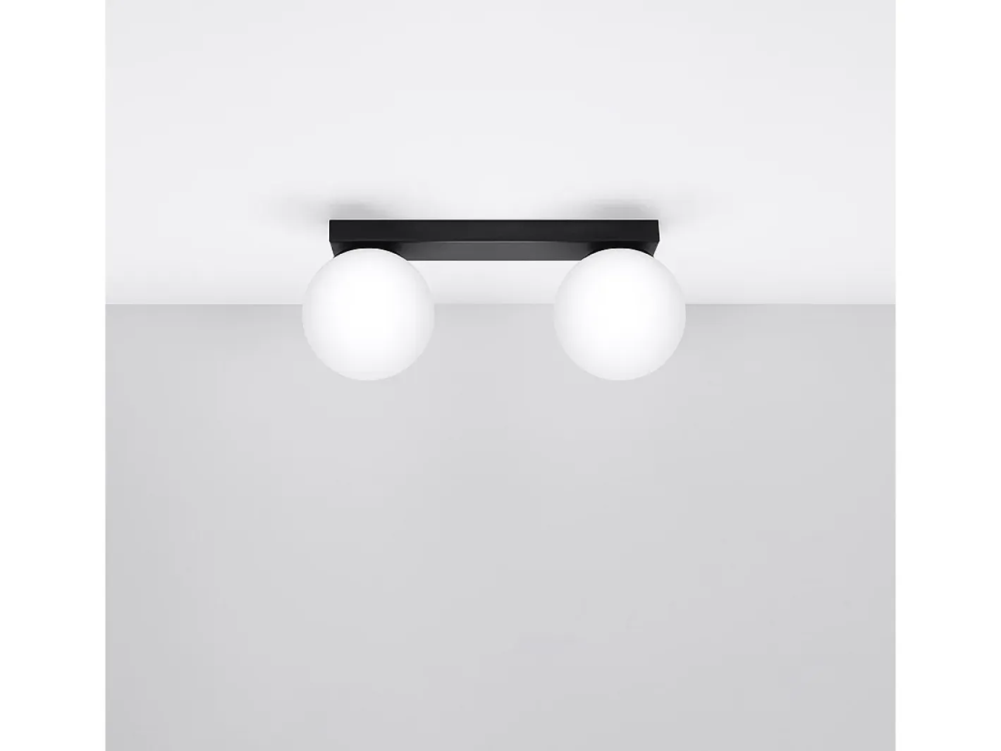 New Sollux Lighting Sollux Yoli Plafón Globe Negro