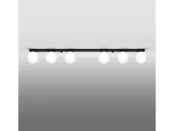 Sollux Lighting Sollux Yoli Plafón Globe Negro