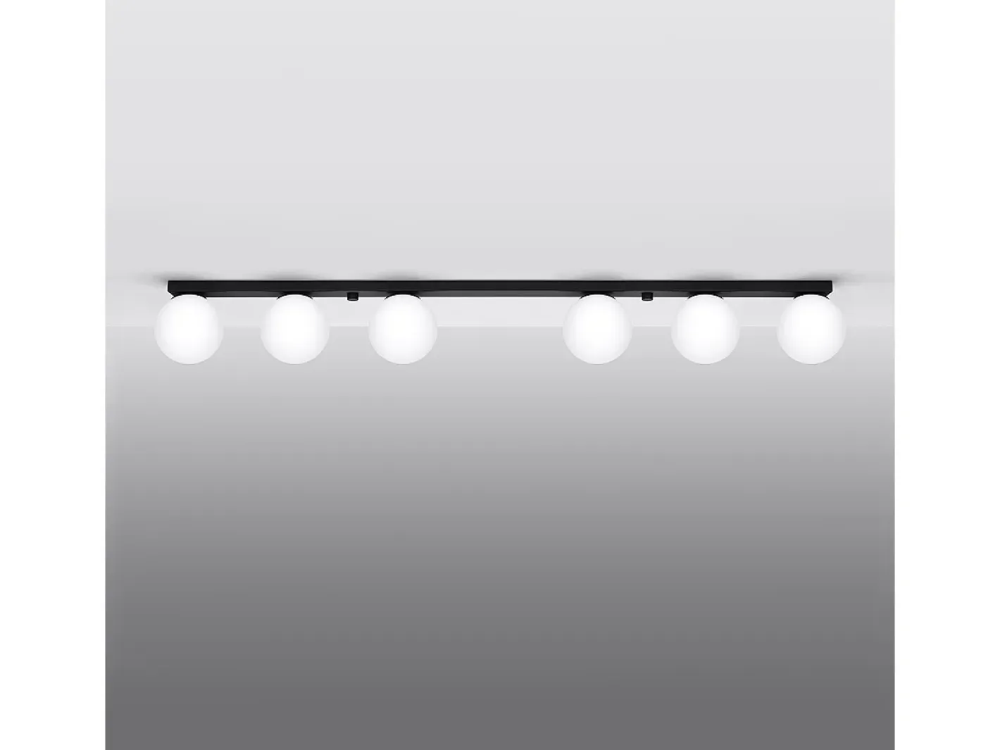 Sollux Lighting Sollux Yoli Plafón Globe Negro