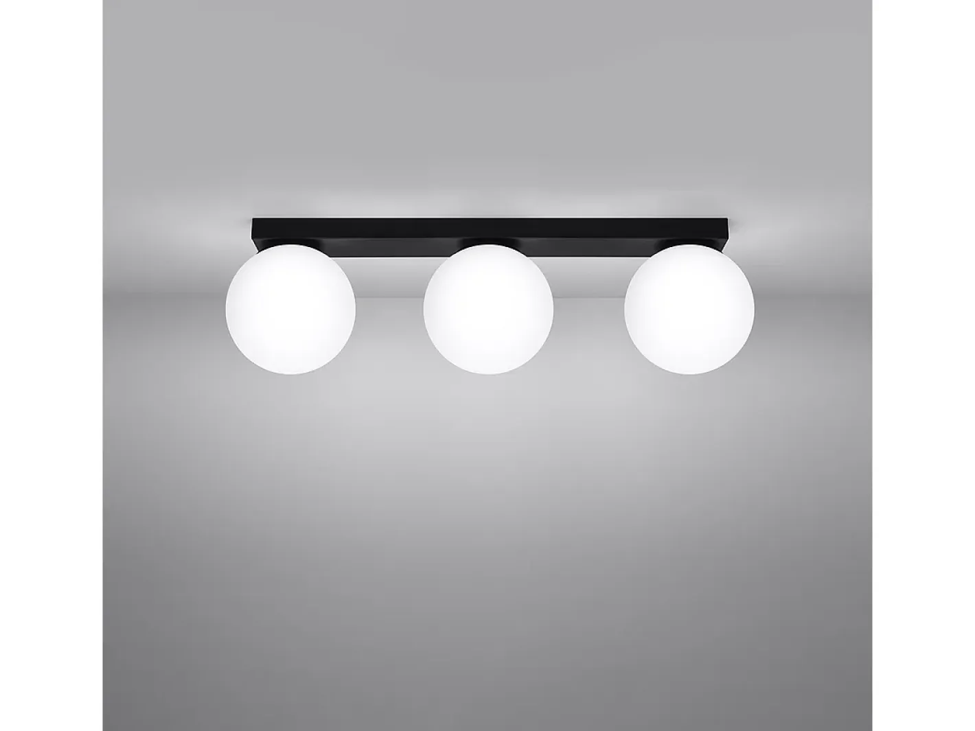 Sollux Lighting Sollux Yoli Plafón Globe Negro Best